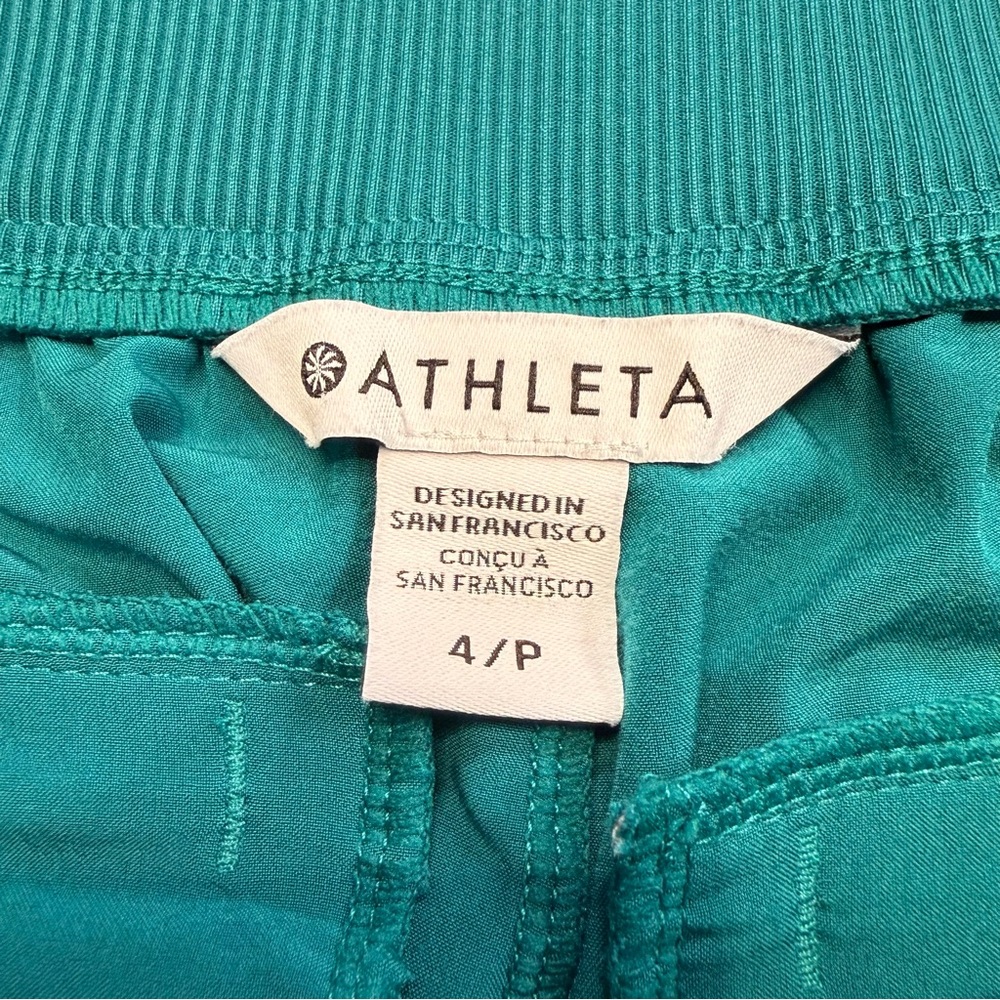 Athleta Brooklyn Ankle Pant Emerald Green Womens 4P - Picture 4 of 15